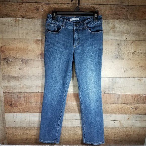 Chico's Denim - Chicos Platinum Jeans Sz .05 short